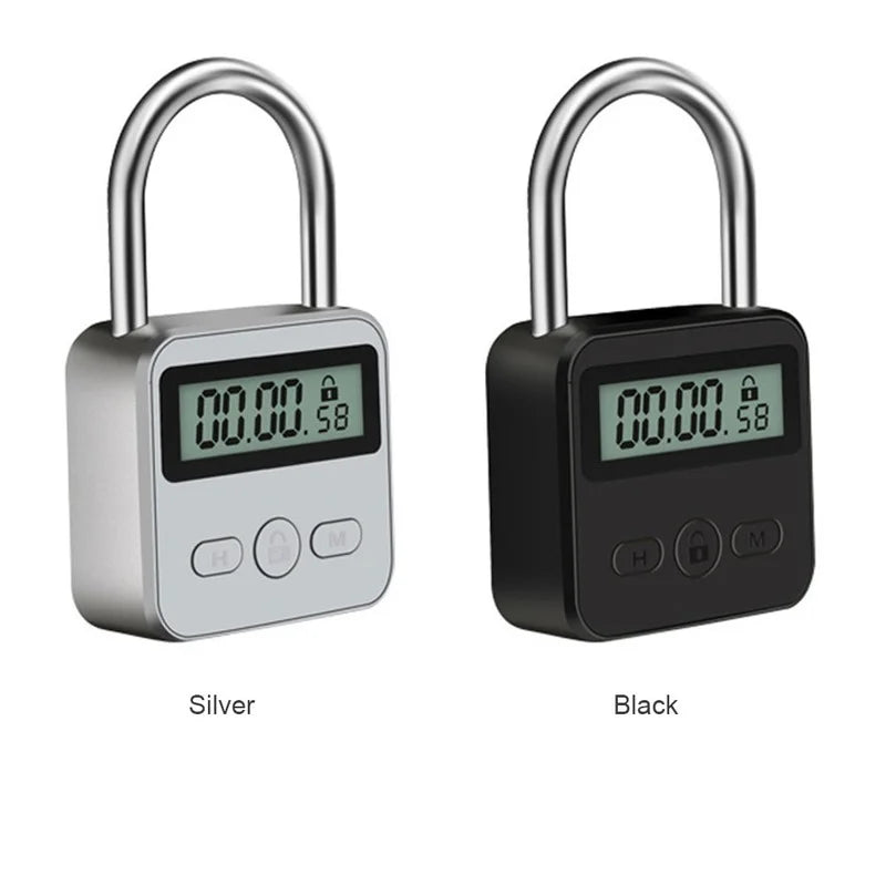 Rechargeable Timer Padlock with LCD