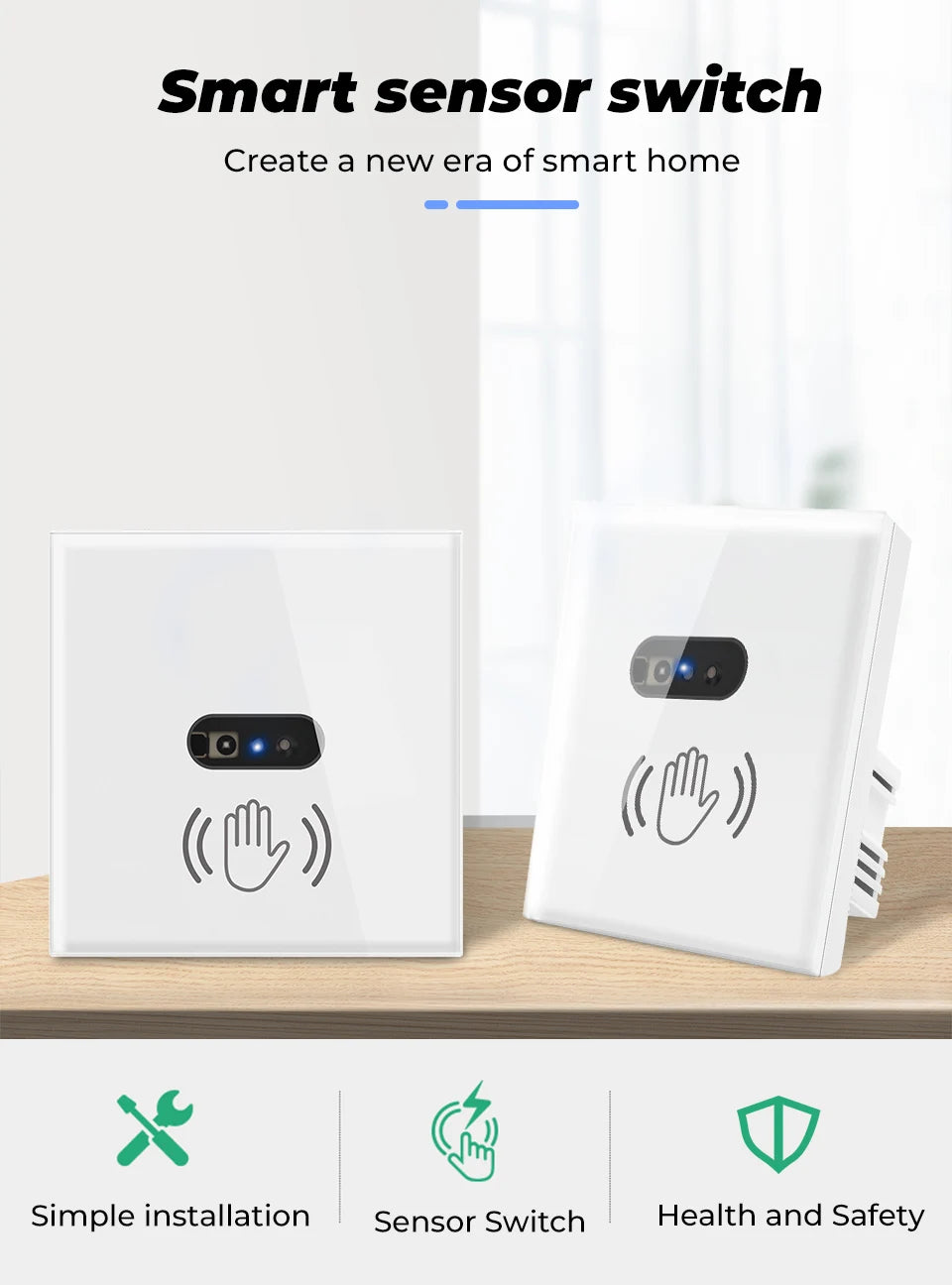 Infrared Sensor Wall Light Switch