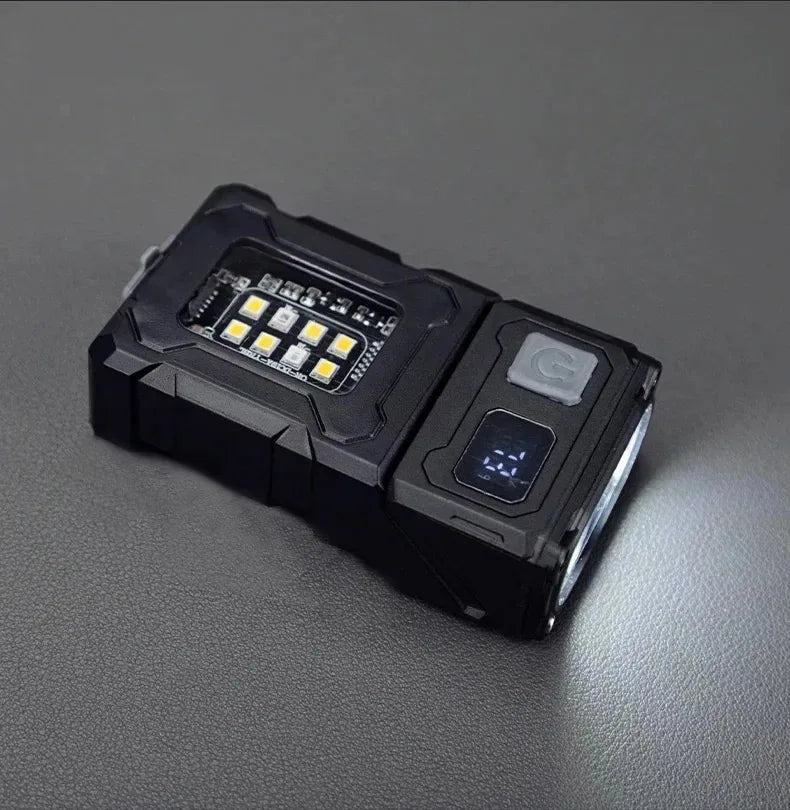 Portable Multifunctional USB Rechargeable LED Flashlight