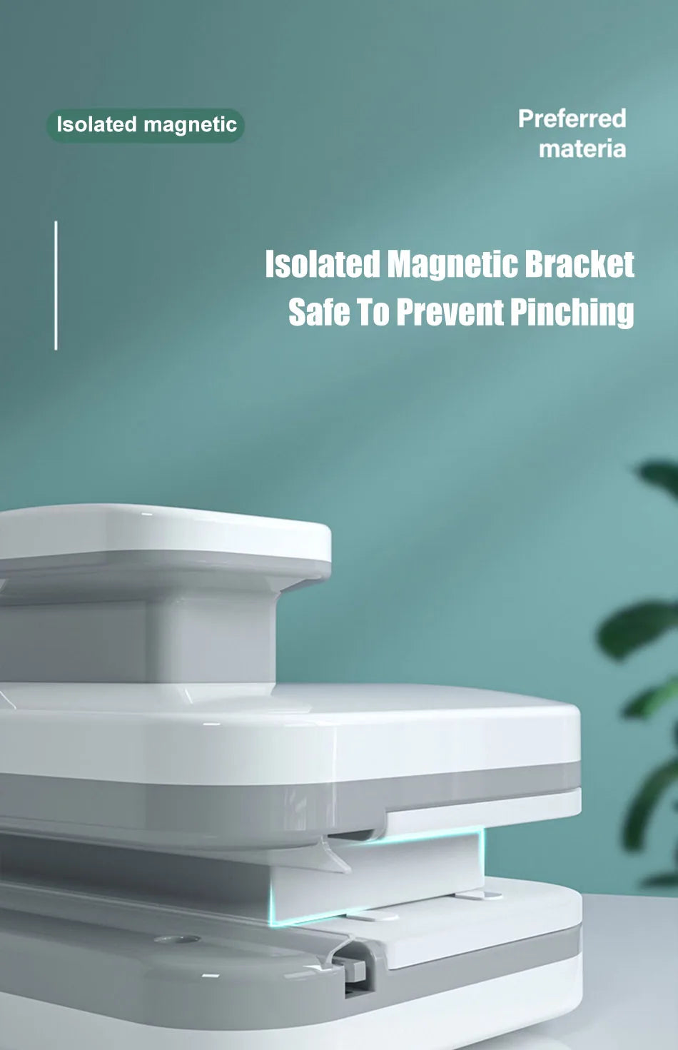 Magnetic Double-Sided Window Cleaner for Glass