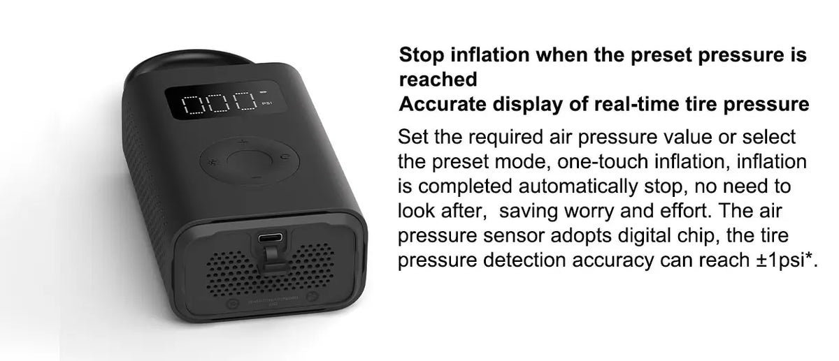 Xiaomi Mijia Portable Air Compressor 2 / 2D / 2PRO, Smart Digital Tire Pressure Detection Inflator, Portable Electric Air Pump