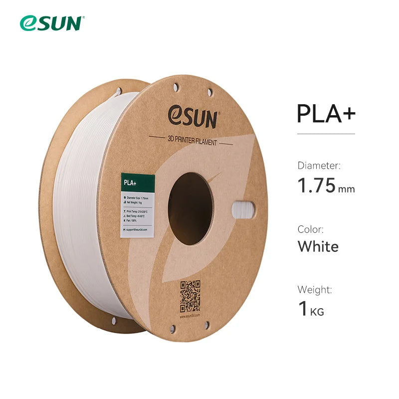 Filamento PLA+ para impressora 3D, 1.75 mm, bobina de 1 kg