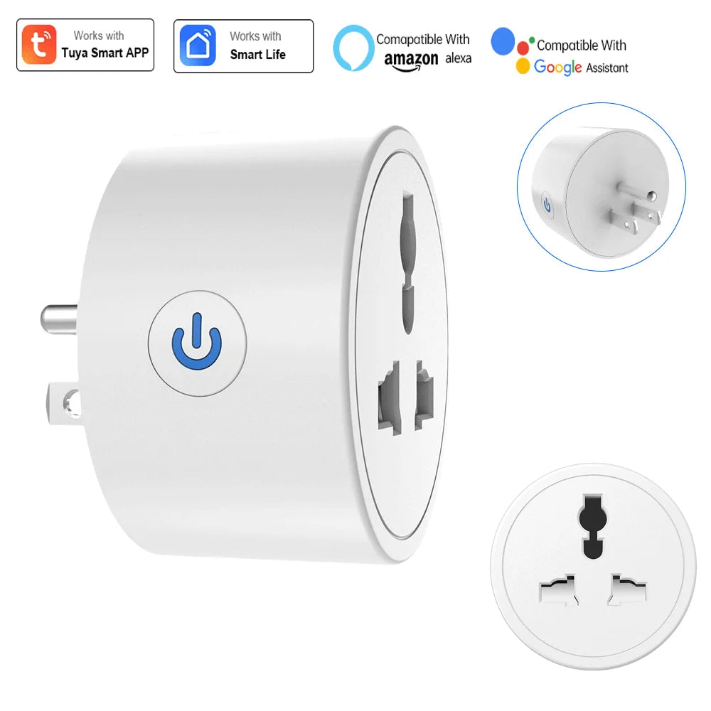 Tuya Wi-Fi Smart Plug Adapter - Regional Options