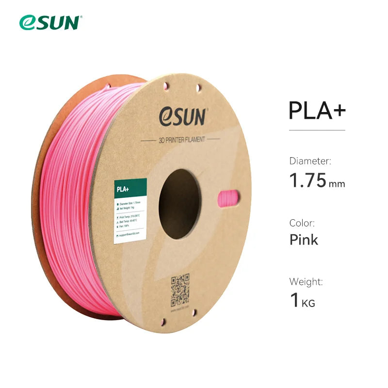 Filamento PLA+ para impressora 3D, 1.75 mm, bobina de 1 kg