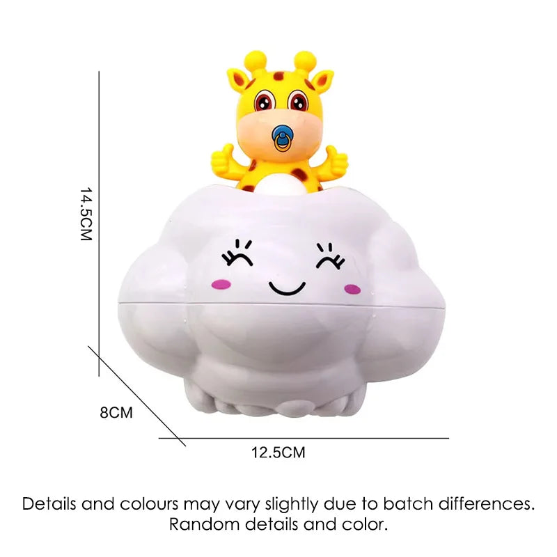 Water Spraying Cloud Bath Toy for Kids