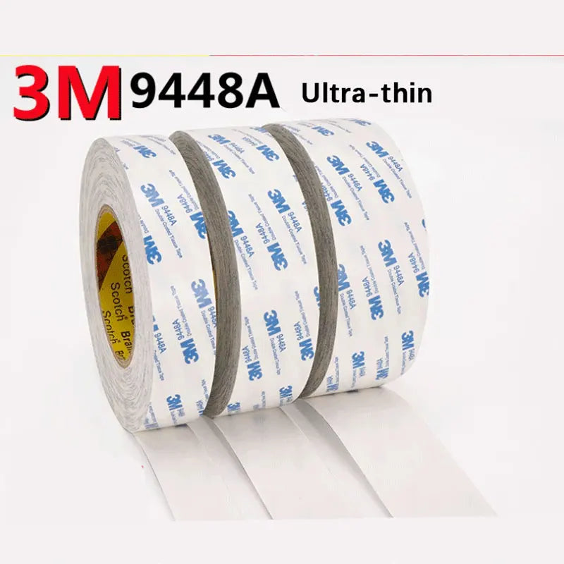 3M 9448A double-sided adhesive, ultra-thin, high viscosity, fixed, strong, non-trace, high temperature white 3M adhesive.