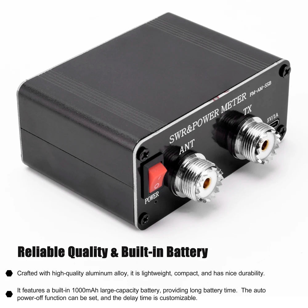 1.8-54MHz Digital SWR and RF Power Meter