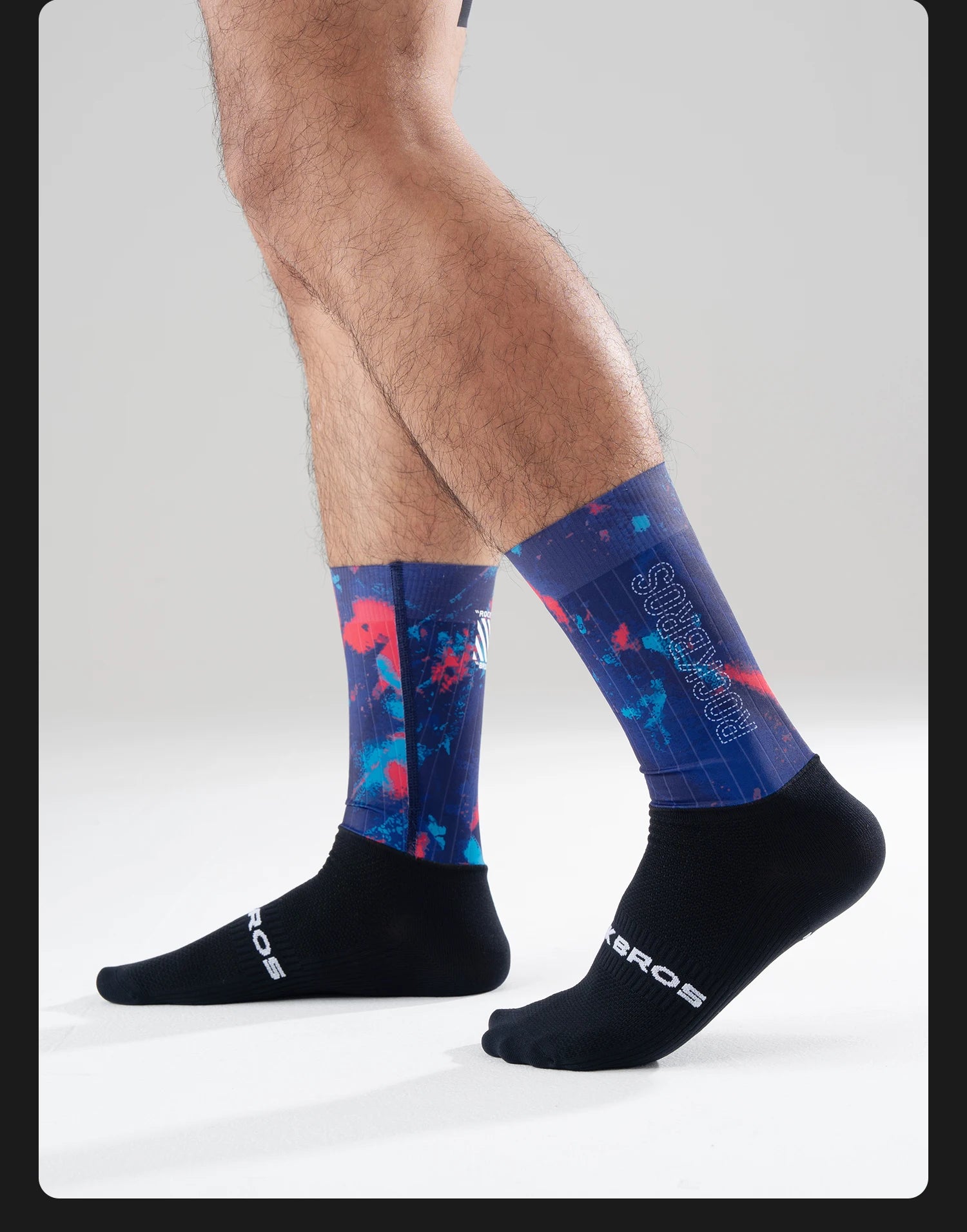 Compression Cycling Socks Knee-High Non-Slip Sports Performance Socks
