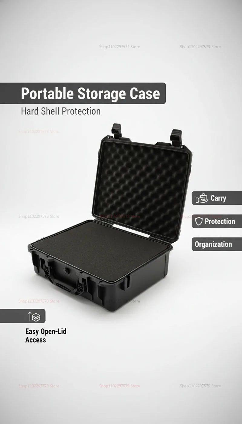 Foam-Lined Hard Storage Case