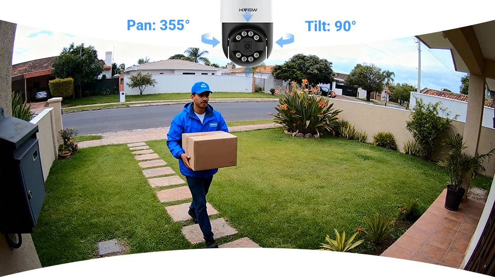 8CH 4K PoE CCTV Security Camera System with PTZ and AI Detection
