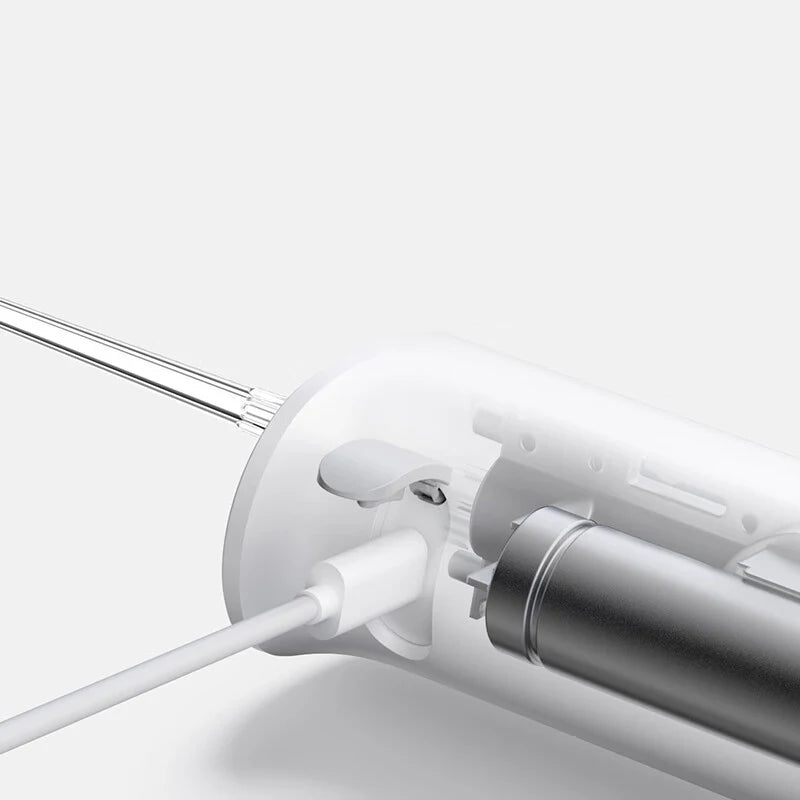 Electric Oral Irrigator with Bubble Pulse Cleaning & 90-Day Battery