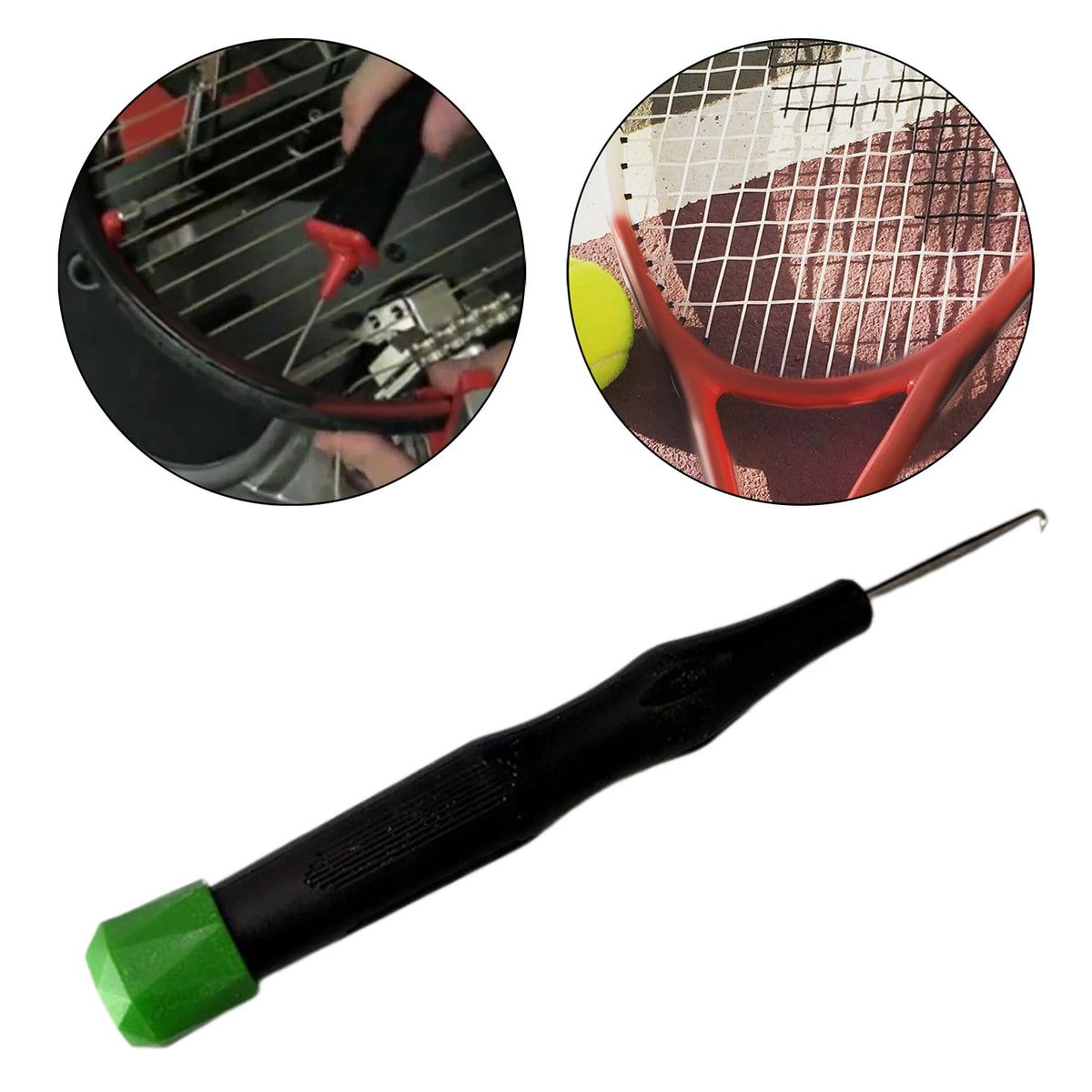 Racket Stringing Hook and Awl - Tool Options