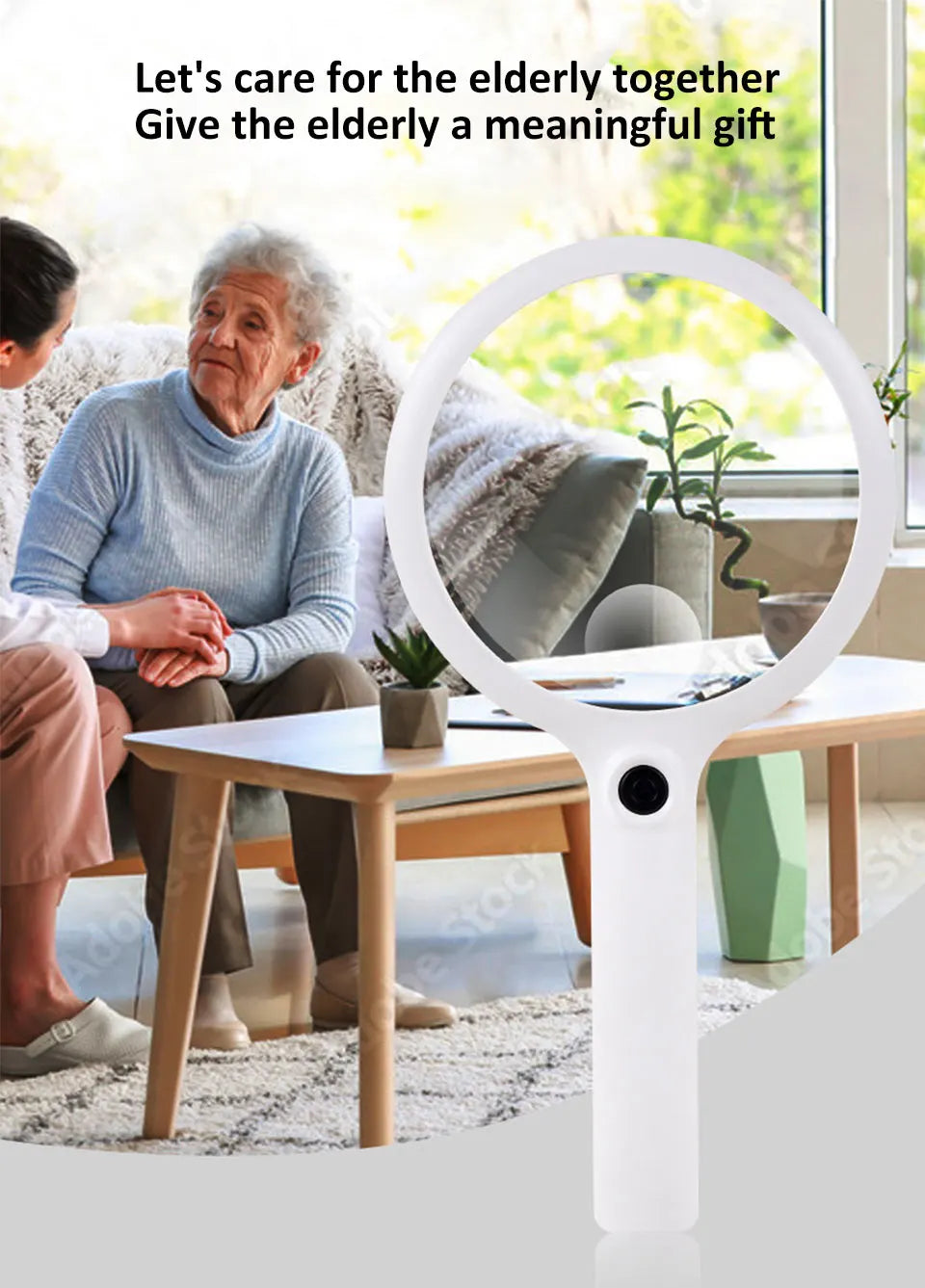 Rechargeable Illuminated Hand Magnifier
