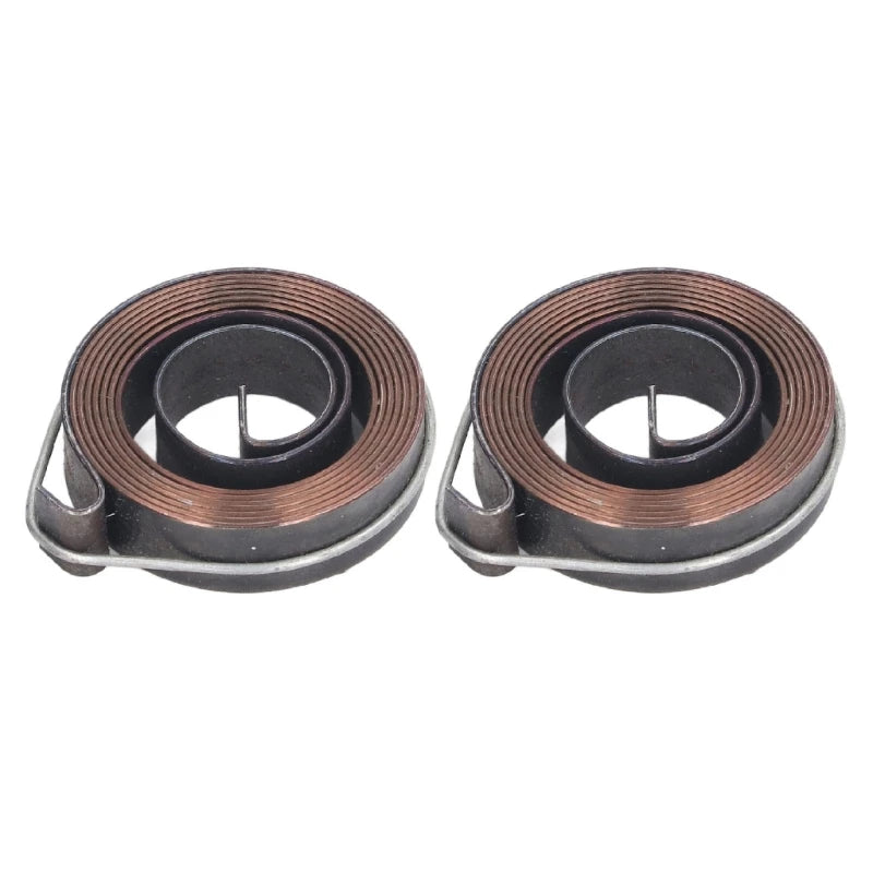 Drill Press Return Spring Set, 2 Pack Spring Steel Part, 0.7 X 6 X 35 mm Feed Return Unit for Drill Press Part Change Daily Home