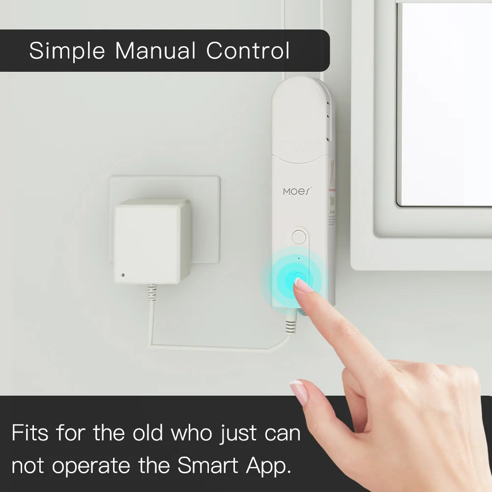 Inteligentny napęd do rolet ZigBee z aplikacją i sterowaniem głosowym