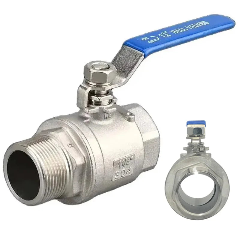 316 Stainless Steel 2P Ball Valve for Water, Gas, and Oil Systems