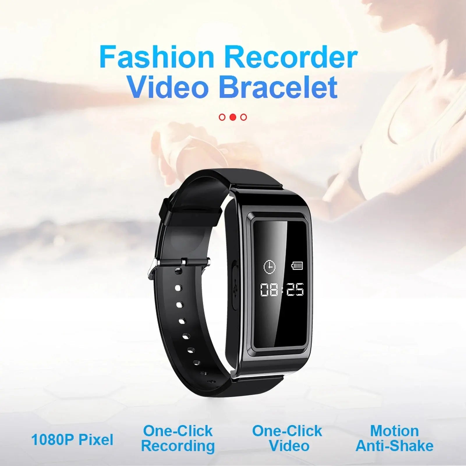 Camera Recorder Watch Recorder Watch HD Noise Reduction Voice Activated Sweat Proof Camera Recorder Bracelet for Meeting Speech Spy-shop.com