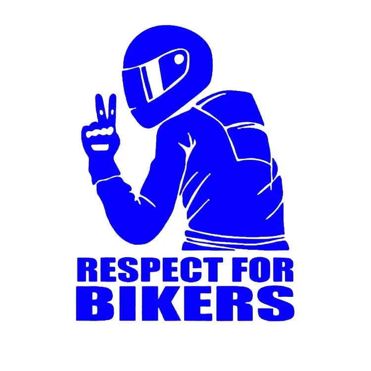 1pc Respect Biker Sticker For On Car Motorcycle Vinyl 3D Stickers Motorcycle Vinyl 3D Stickers And Decals 