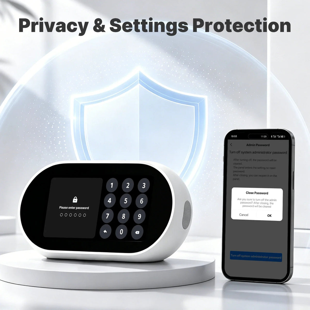 Chytrý desktoppanel s Zigbee, IR, Bluetooth Mesh