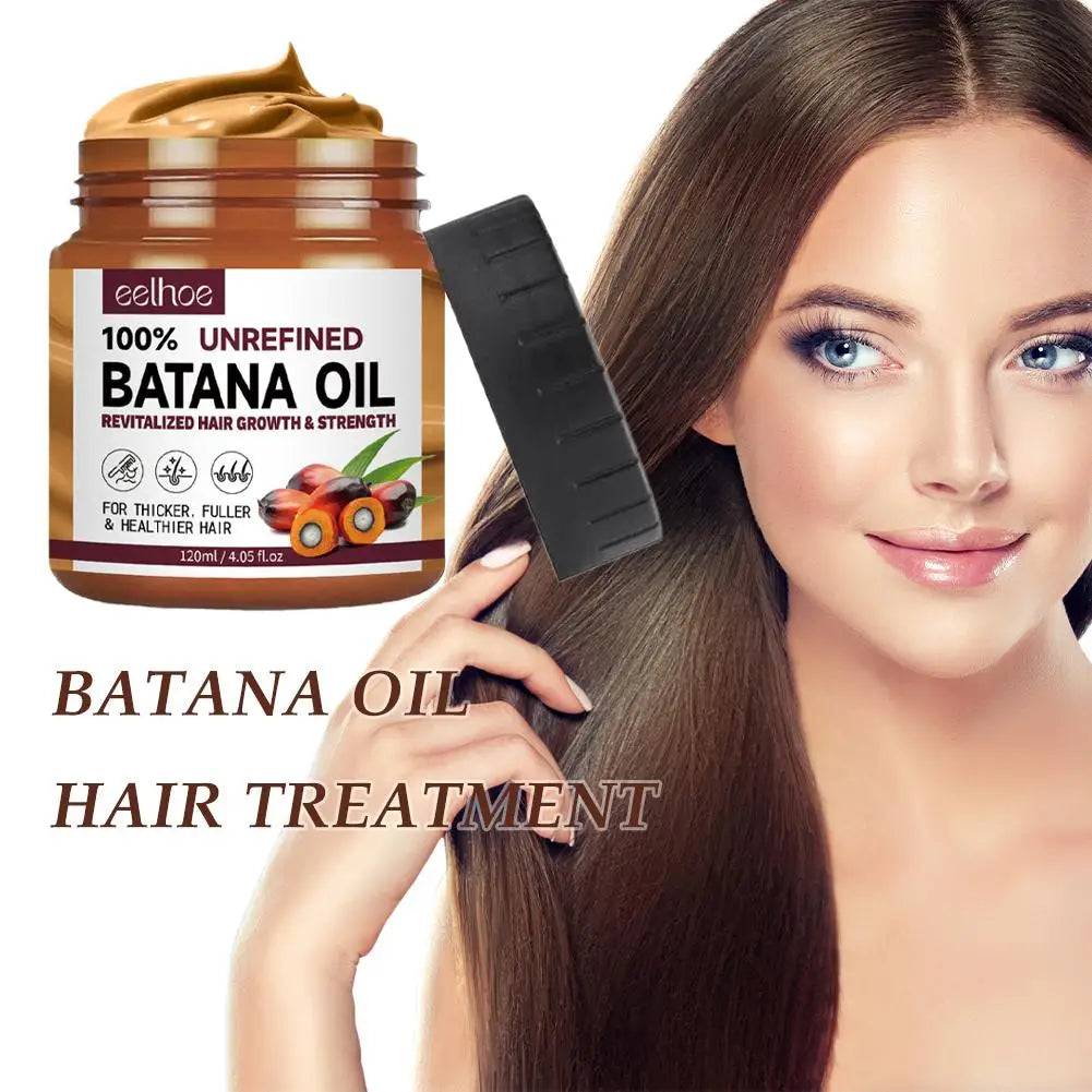 100% Pure Organic Hair Mask Batana Oil Hair Growth Oil Natural Treatment Nourish Reduce Hair Loss Anti-Breakage Hair Products 