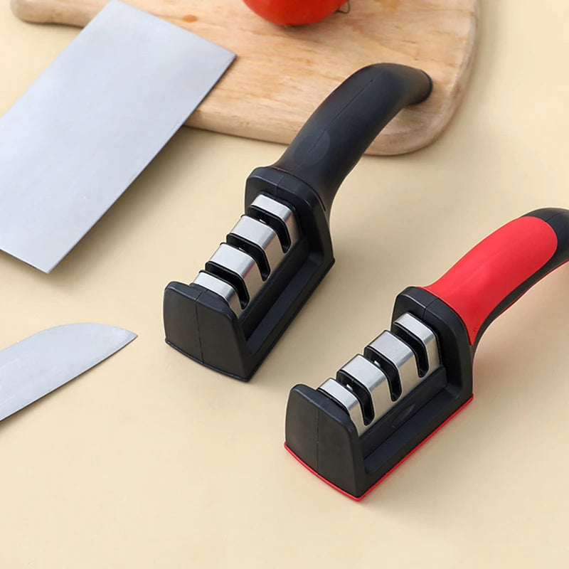 Affilacoltelli da cucina manuale con base antiscivolo