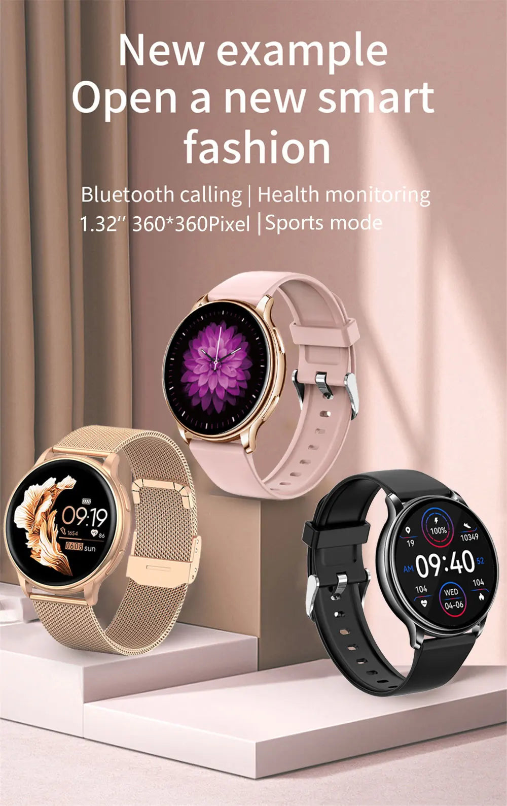 MEVADEN Bluetooth Call Smart Watch Women Custom Dial Watches Men Sport Fitness Tracker Heart Rate Smartwatch For Android IOS Y22 