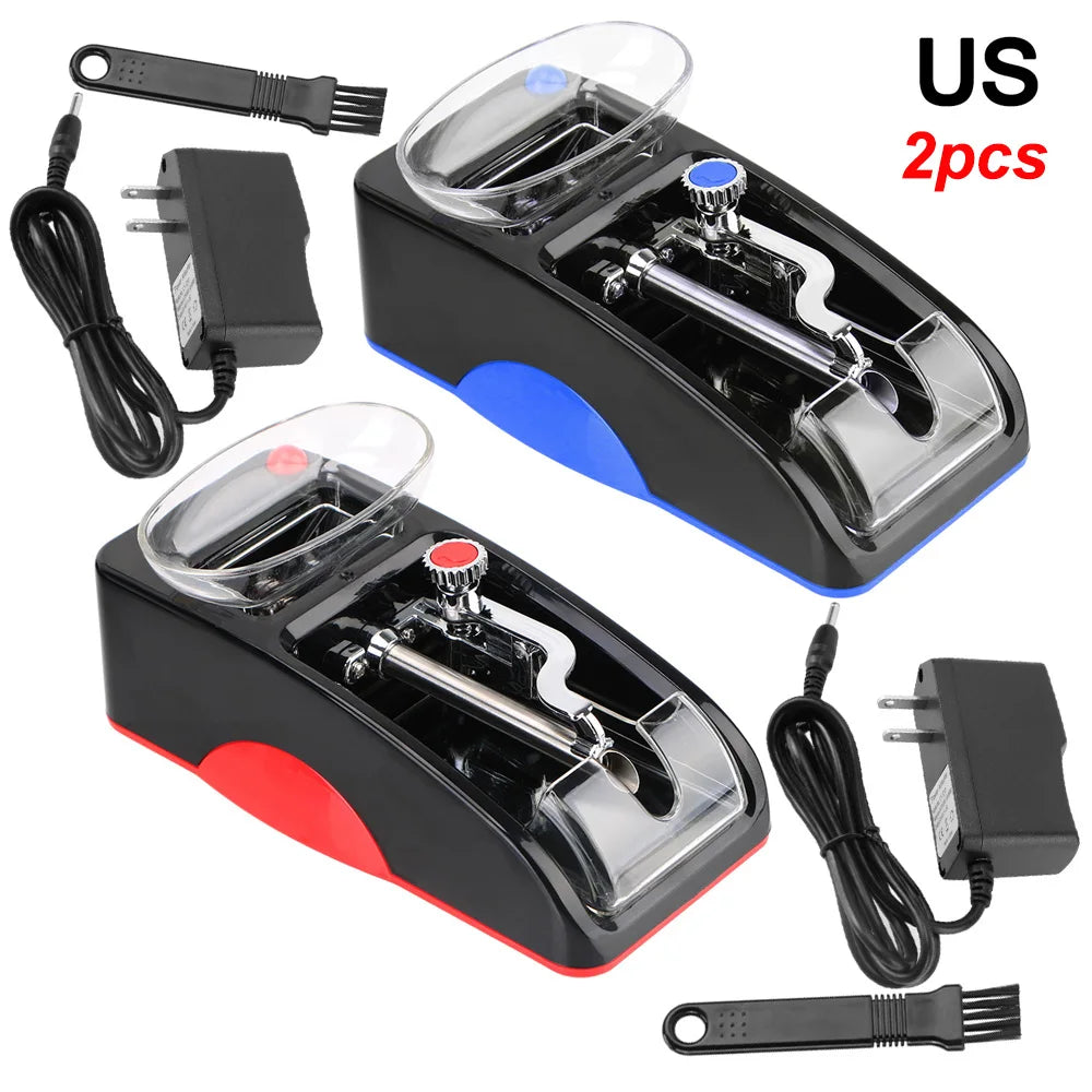 110V/230V Electric Automatic Cigarette Rolling Machine Cigar Roller Smoking Tool EU US Plug Injector Maker DIY Accessories 