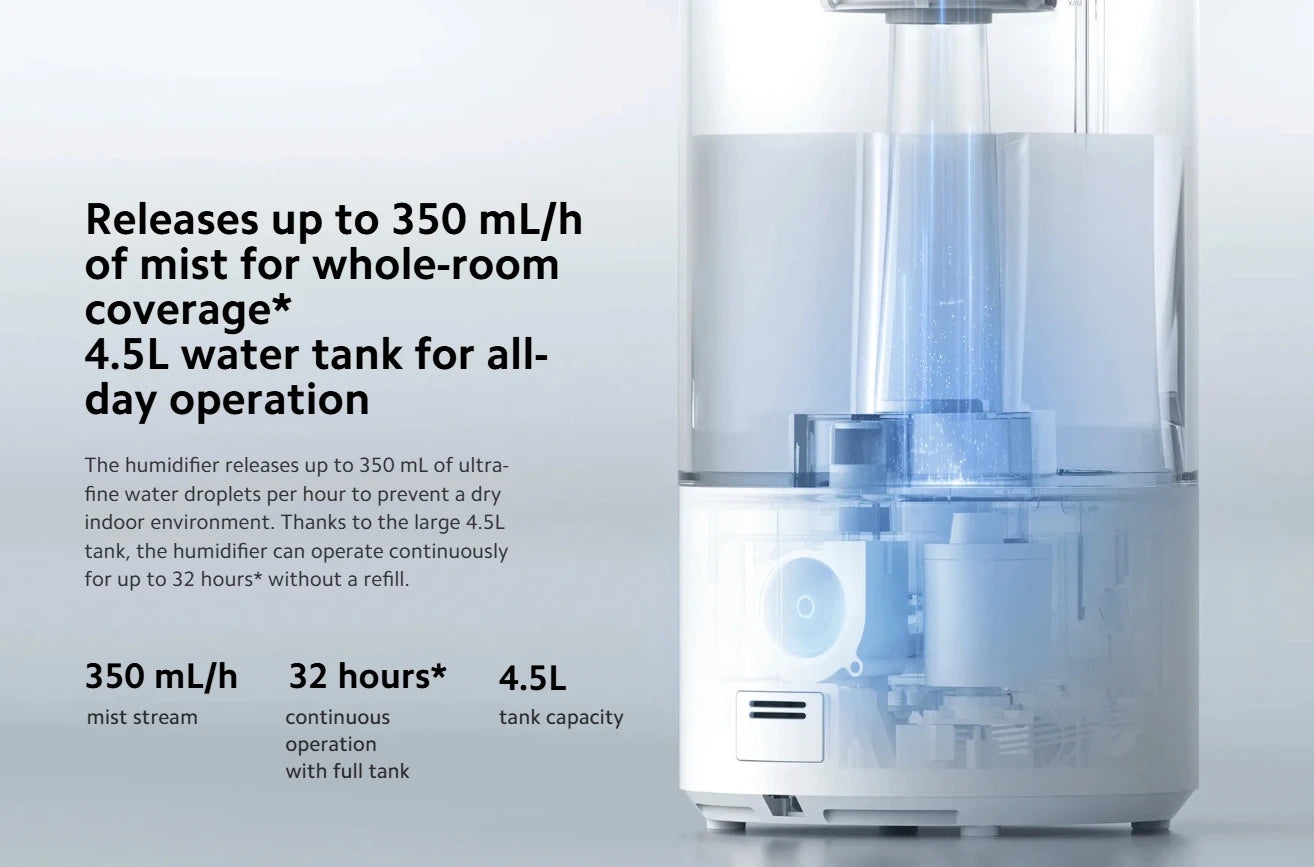 Xiaomi Smart Antibacterial Humidifier 2 4.5L UV-C Mist Control