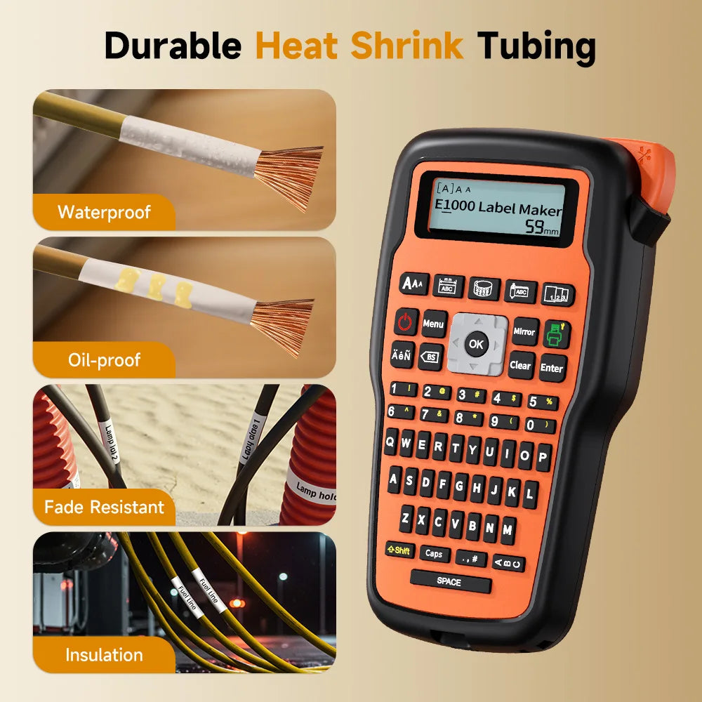 E1000PRO Label-Maker Case and Pictured Package Options