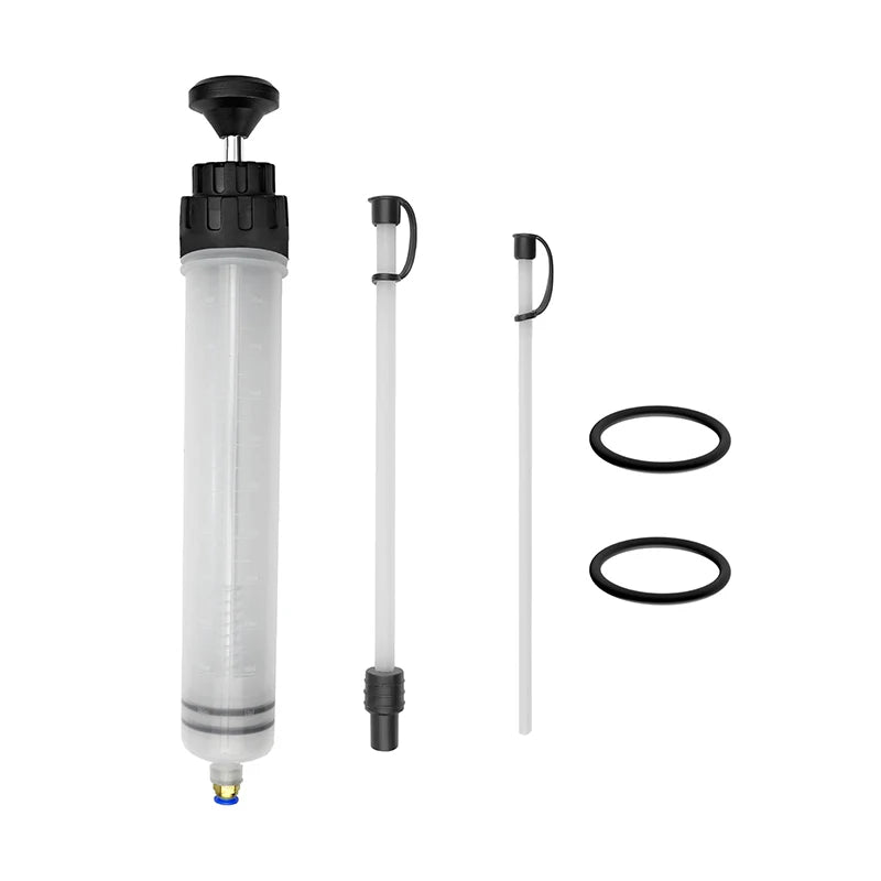 Manual Fluid Extractor Pump with Hose for Oil, Fuel & Liquid Transfer