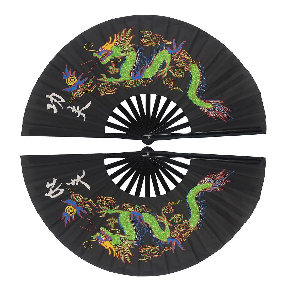 Tai Chi Performance Fans, Left-and-Right Pair
