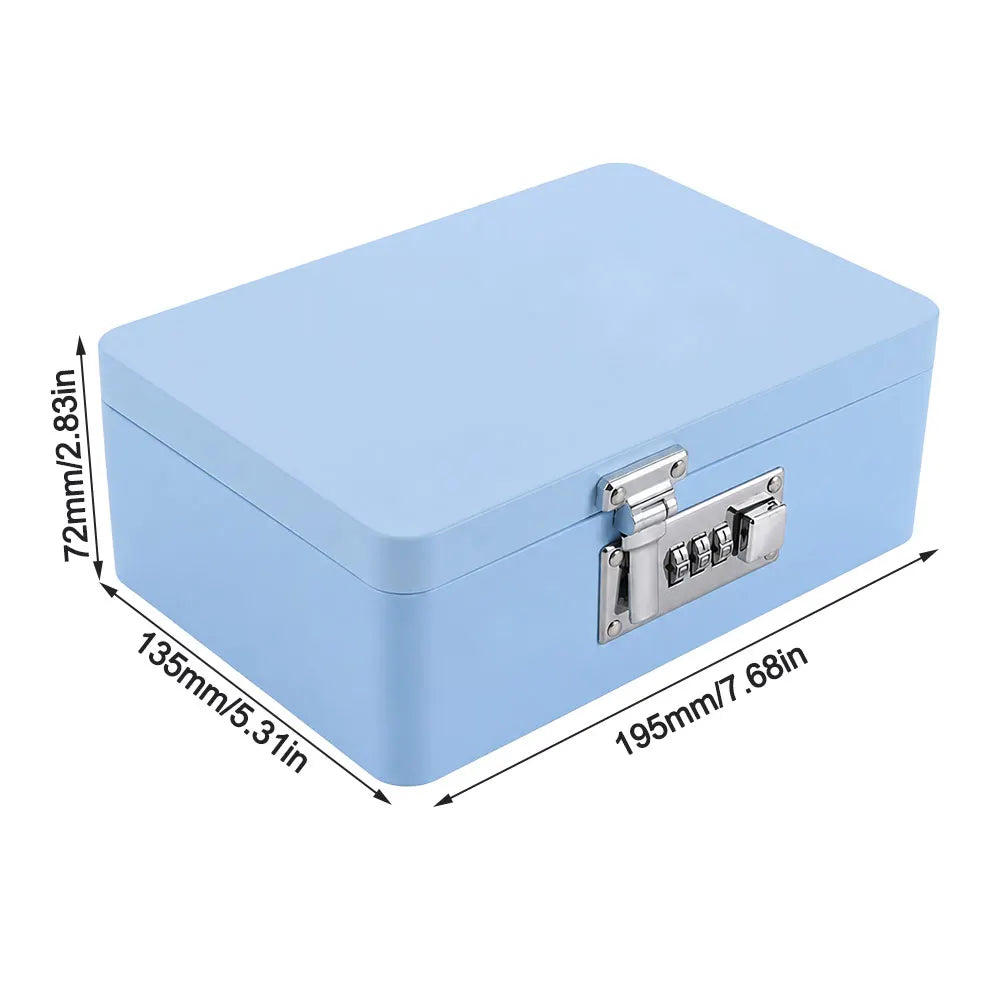 Metal Combination-Lock Storage Box
