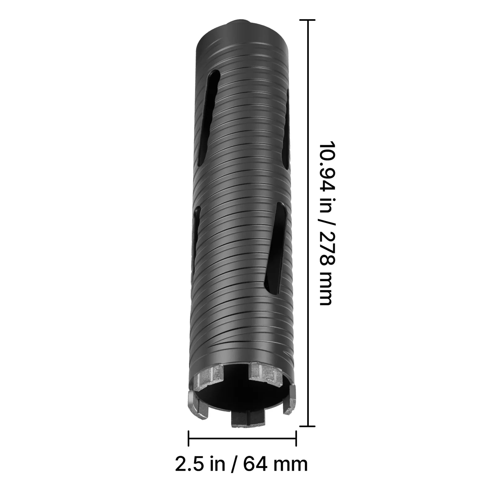 Diamond Core Drill Bit with Adapters for Concrete & Brick Drilling