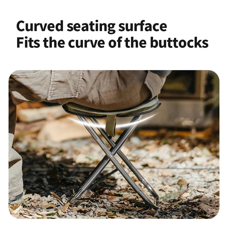 Naturehike 2024 New Camping Chair Portable Lightweight Outdoor Aluminum Chair High Load Travel Foldable Beach Fishing Chair 