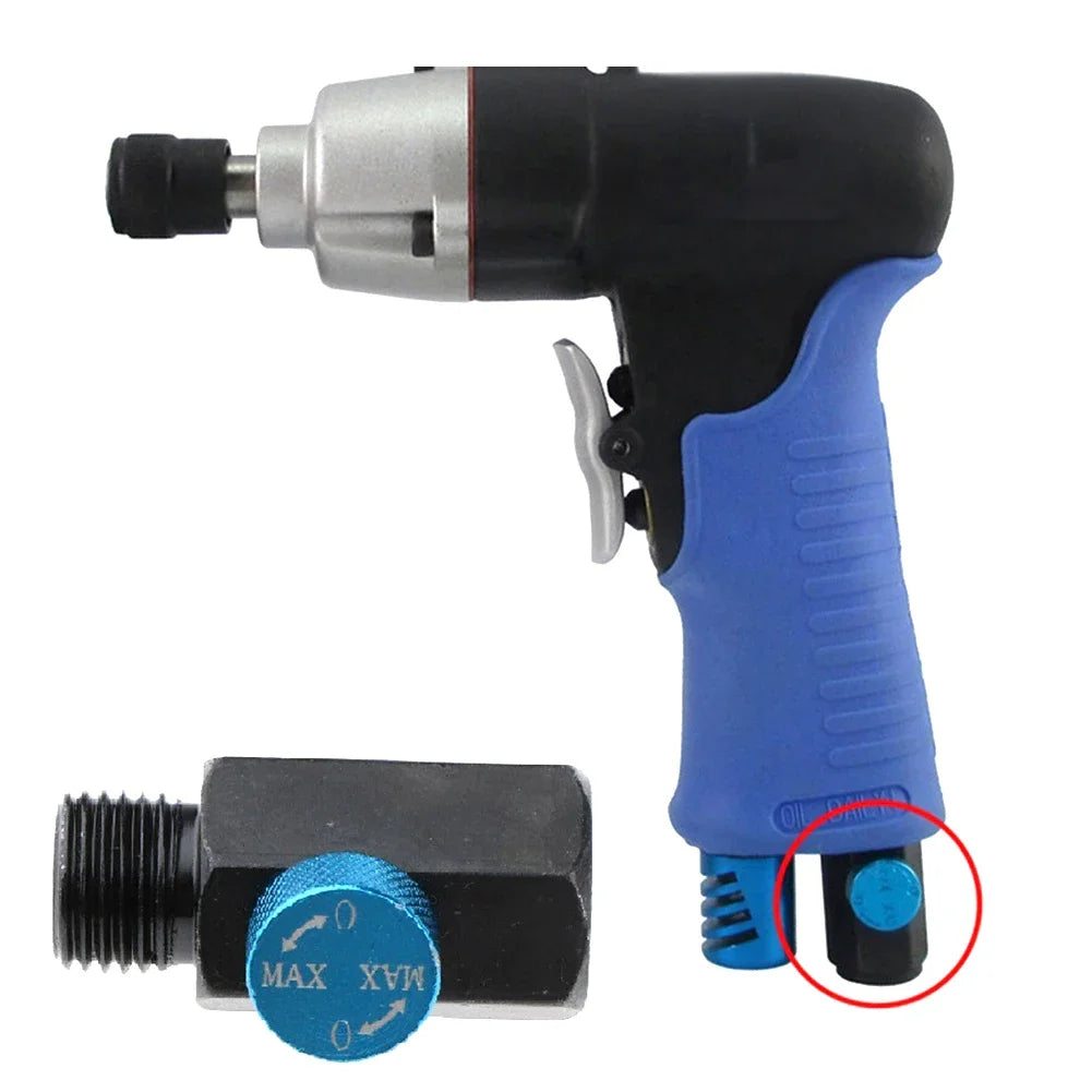 Válvula de controlo do fluxo de ar em linha com rosca NPT de 1/4 de polegada