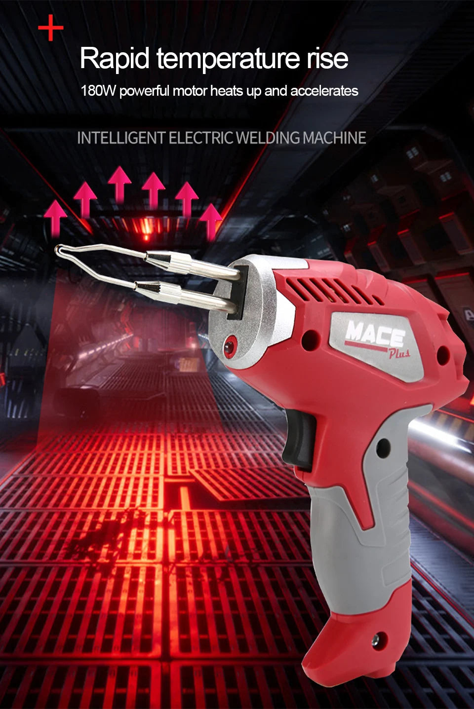 180W Fast Thermal Electric Soldering Iron Industrial-grade High-power Welding Repair Tool Soldering Gun EU Plug Rework Station 