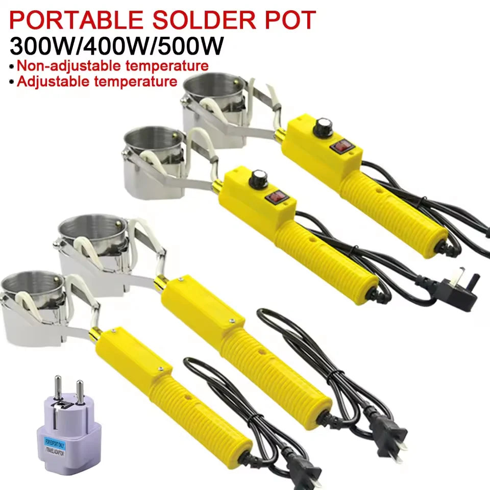 Adjustable Solder Pot - 300W or 500W EU Plug