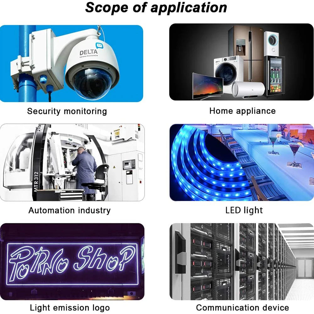 AC-to-DC Switching Power Supply - Voltage Options