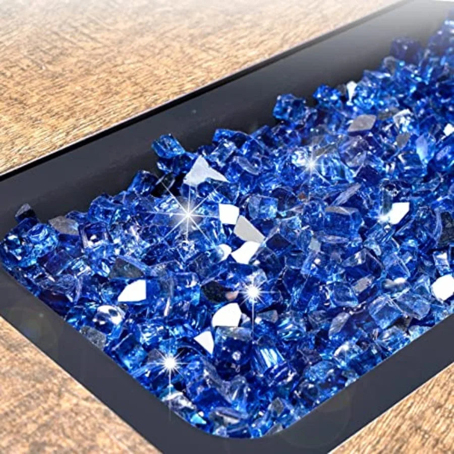 20 lb reflekterande eldfast glas 1/2 tum för propaneldstad