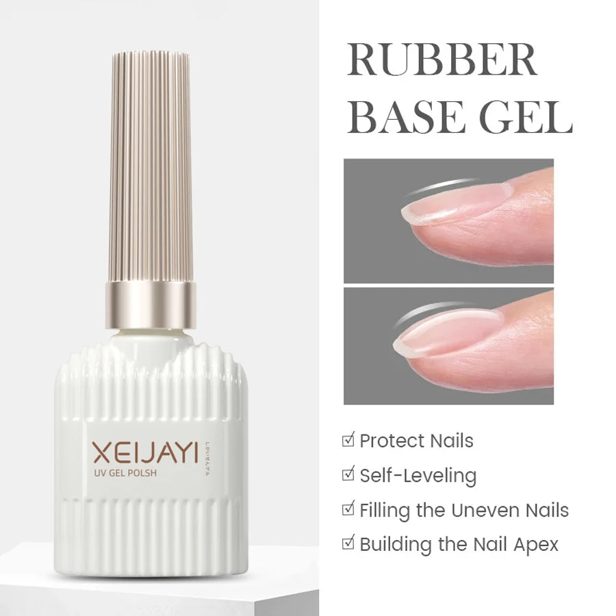 Gel de refuerzo para uñas con base y capa superior de larga duración