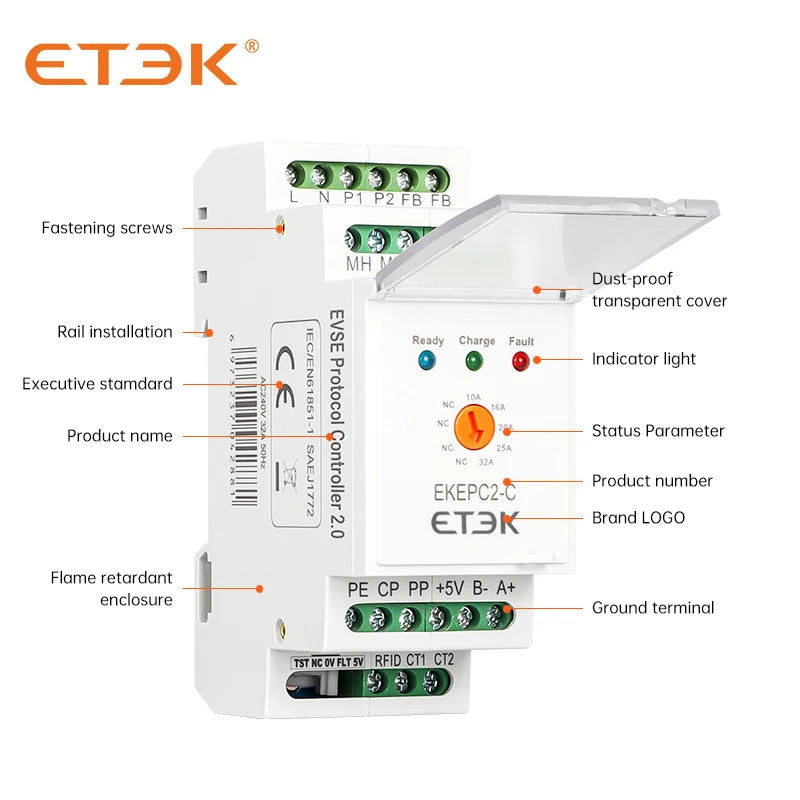 EKEPC2 EVSE Charging Controller - Socket Version