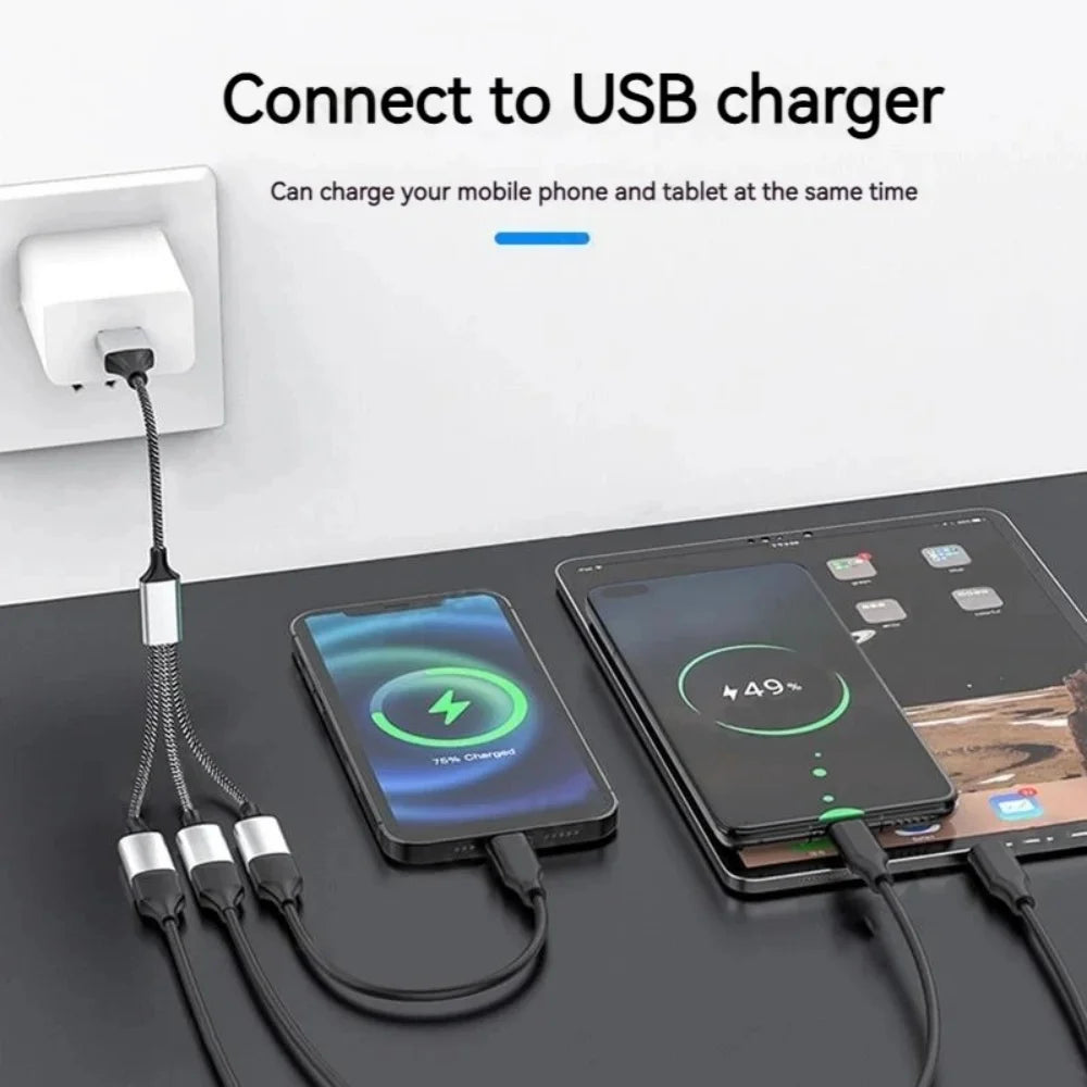 USB-2.0-Hub-Splitter mit USB-A- oder USB-C-Anschluss