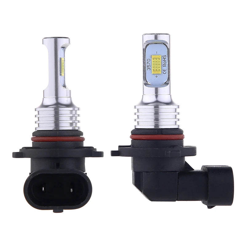 2 Stück Auto HB3 LED-Birnen 9005 9006 HB4 Scheinwerfer Nebellampe Lampe Licht 6000K Weiß Automobil Nebellampen Turbo Mini Lampe Hauptscheinwerfer