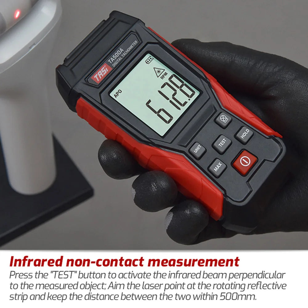 TA500A/B/C Digital Tachometer, Contact & Optical Options