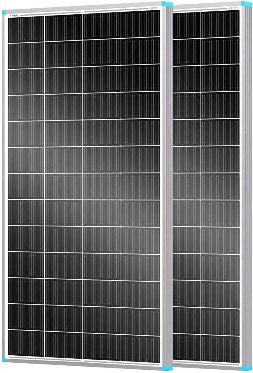 Conjunto de 2 painéis solares N-Type de 100W 24V, 200W no total