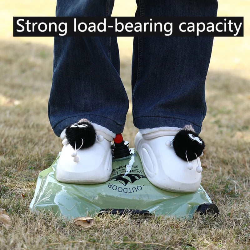 Portable Water Storage Bag Folding Outdoor Sports Camping Large-capacity Mountain Climbing Faucet Plastic Water Bag 