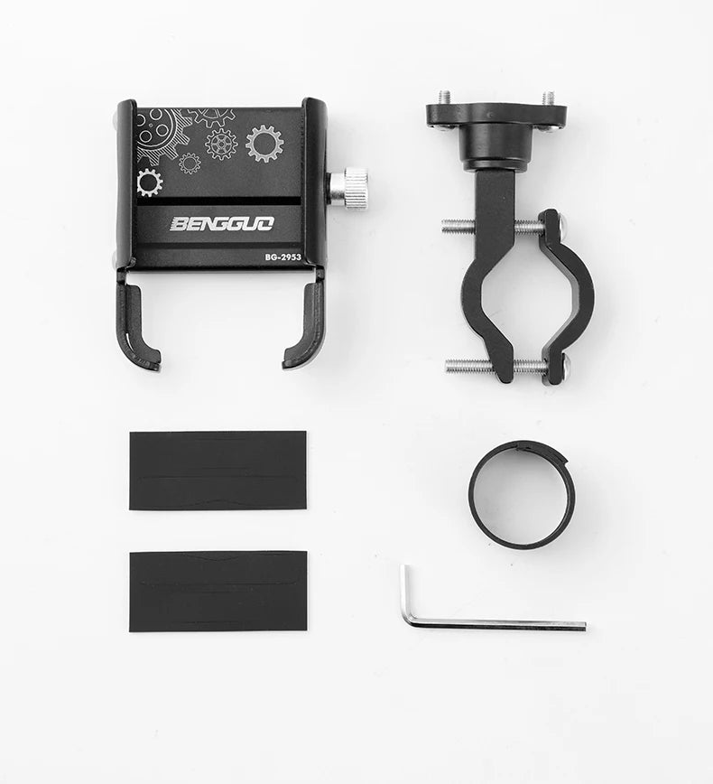 iBudim Bike Phone Holder 360 Rotation Bicycle Phone Holder for 4.7-7.0 inch Devices Motorcycle Handlebar Mobile Phone Stand 