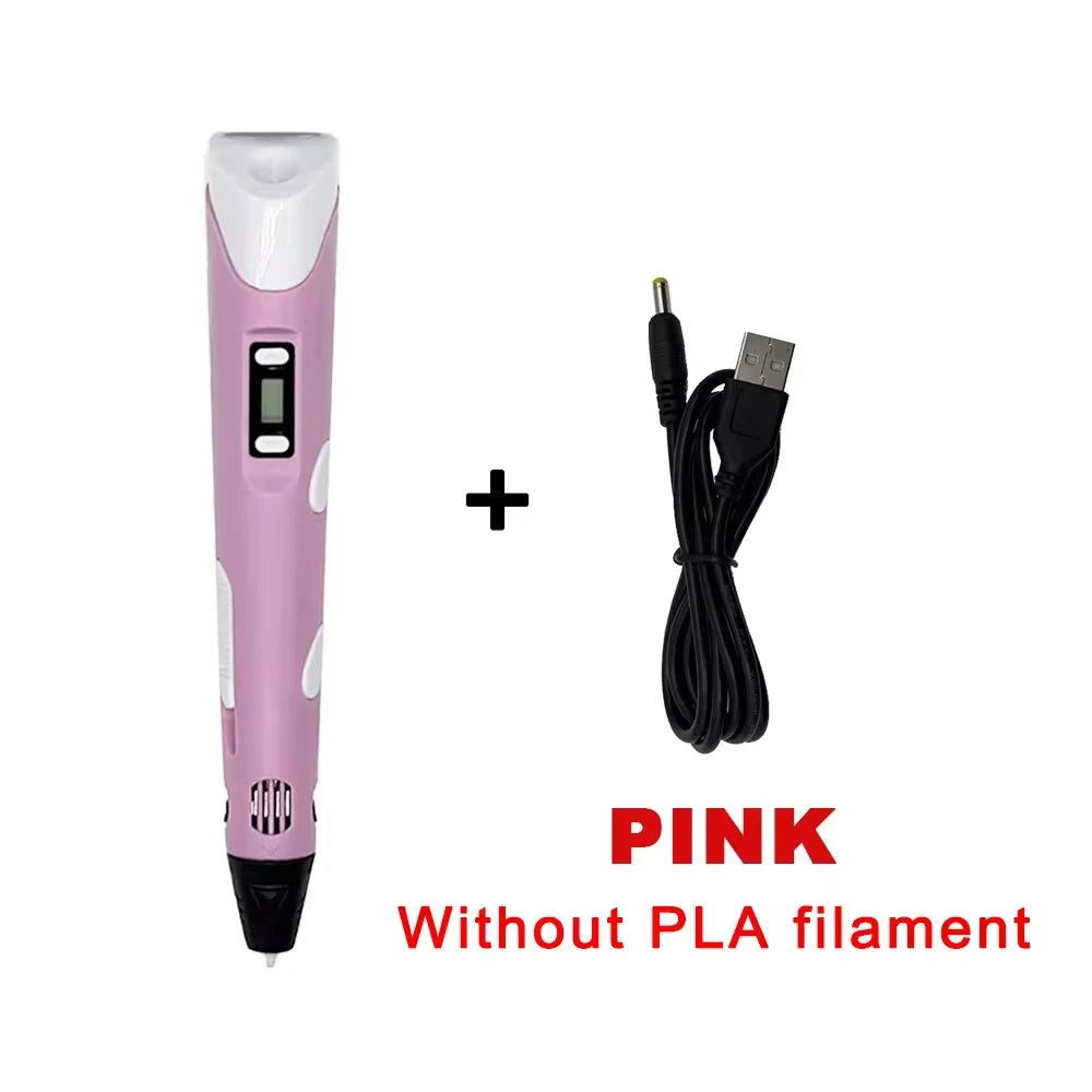 USB-Powered 3D Drawing Pen for 1.75mm PLA