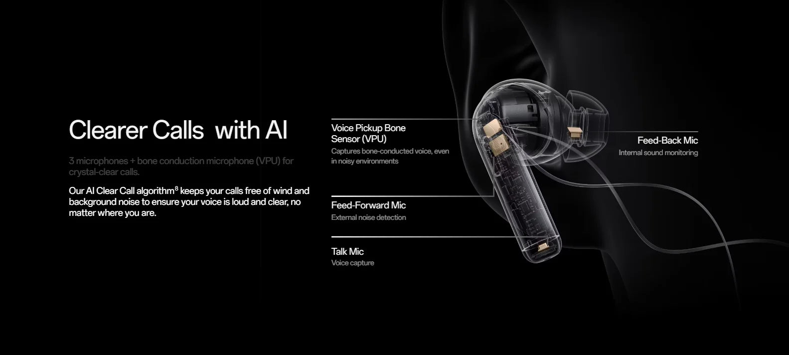 OnePlus Buds Pro 3 Bezdrátová sluchátka s potlačením hluku