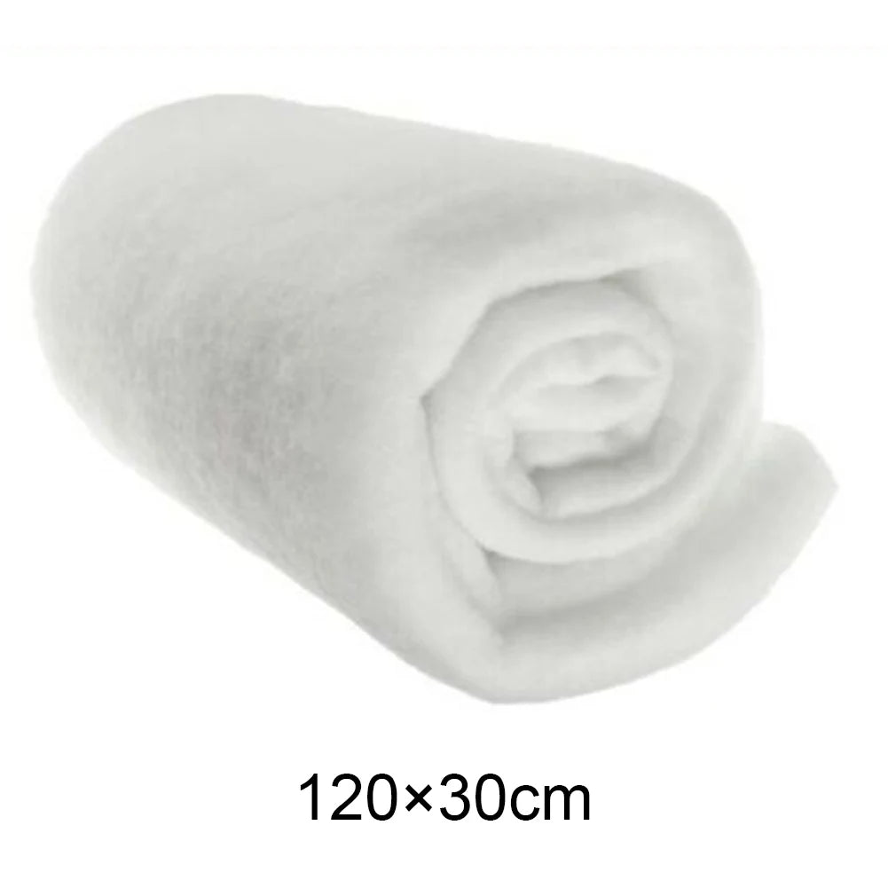 Manta filtrante para aquário recortável, 120 × 30 × 0.5 cm